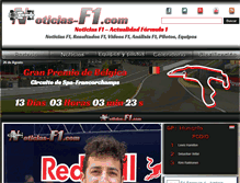 Tablet Screenshot of noticias-f1.com